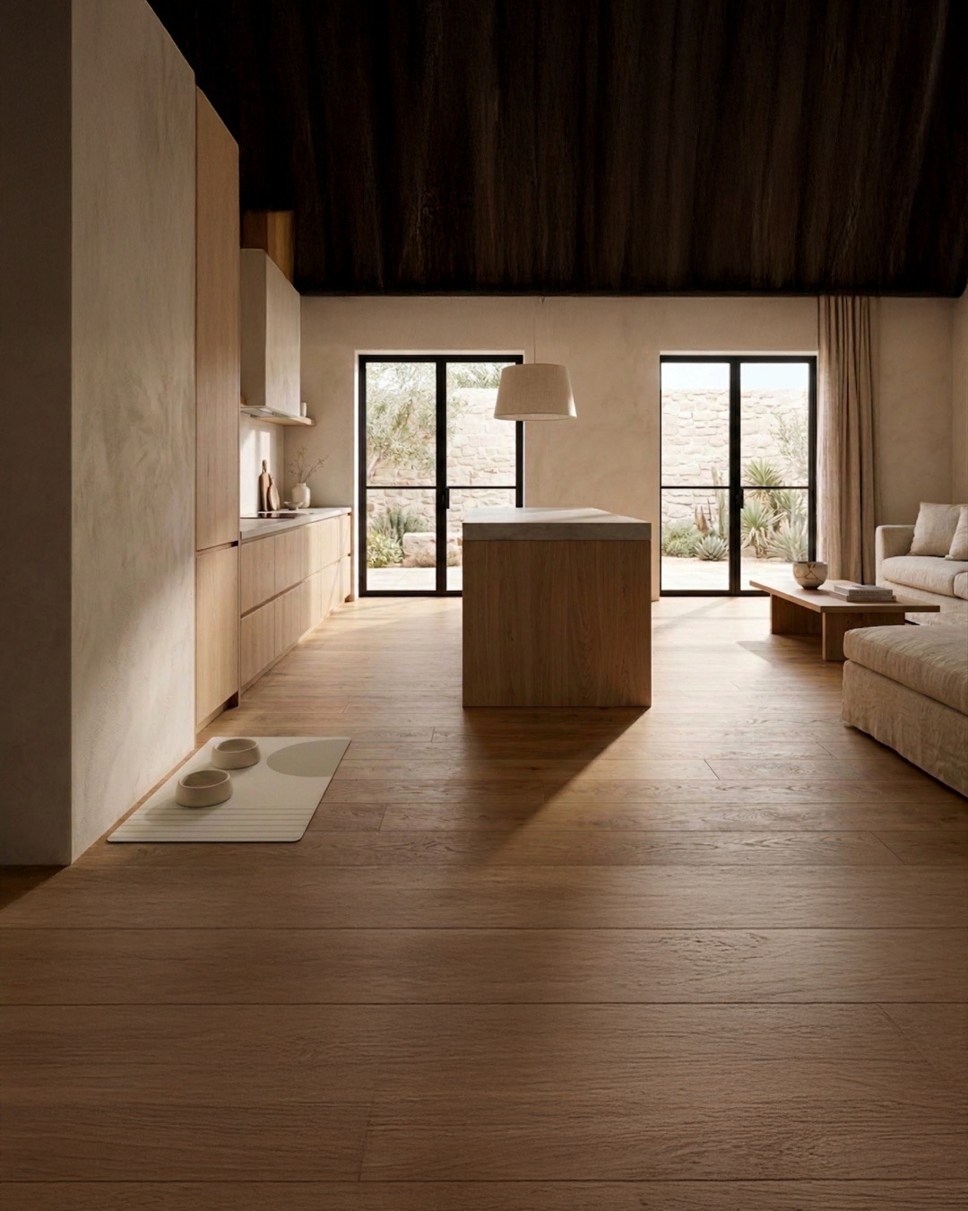 Travertine Plinth