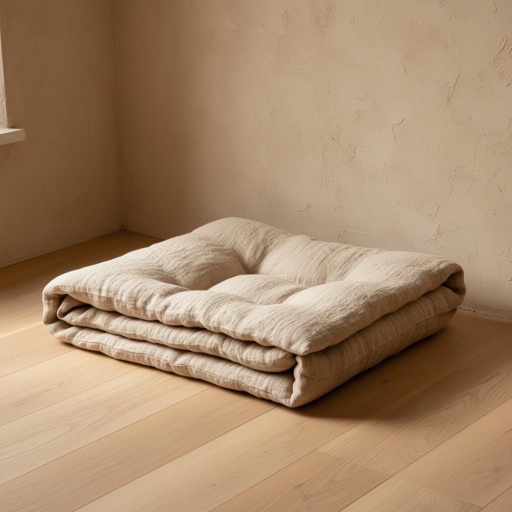 Folded Linen Bed